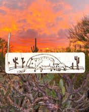 Load image into Gallery viewer, Wood Burned Desert Bookmarks