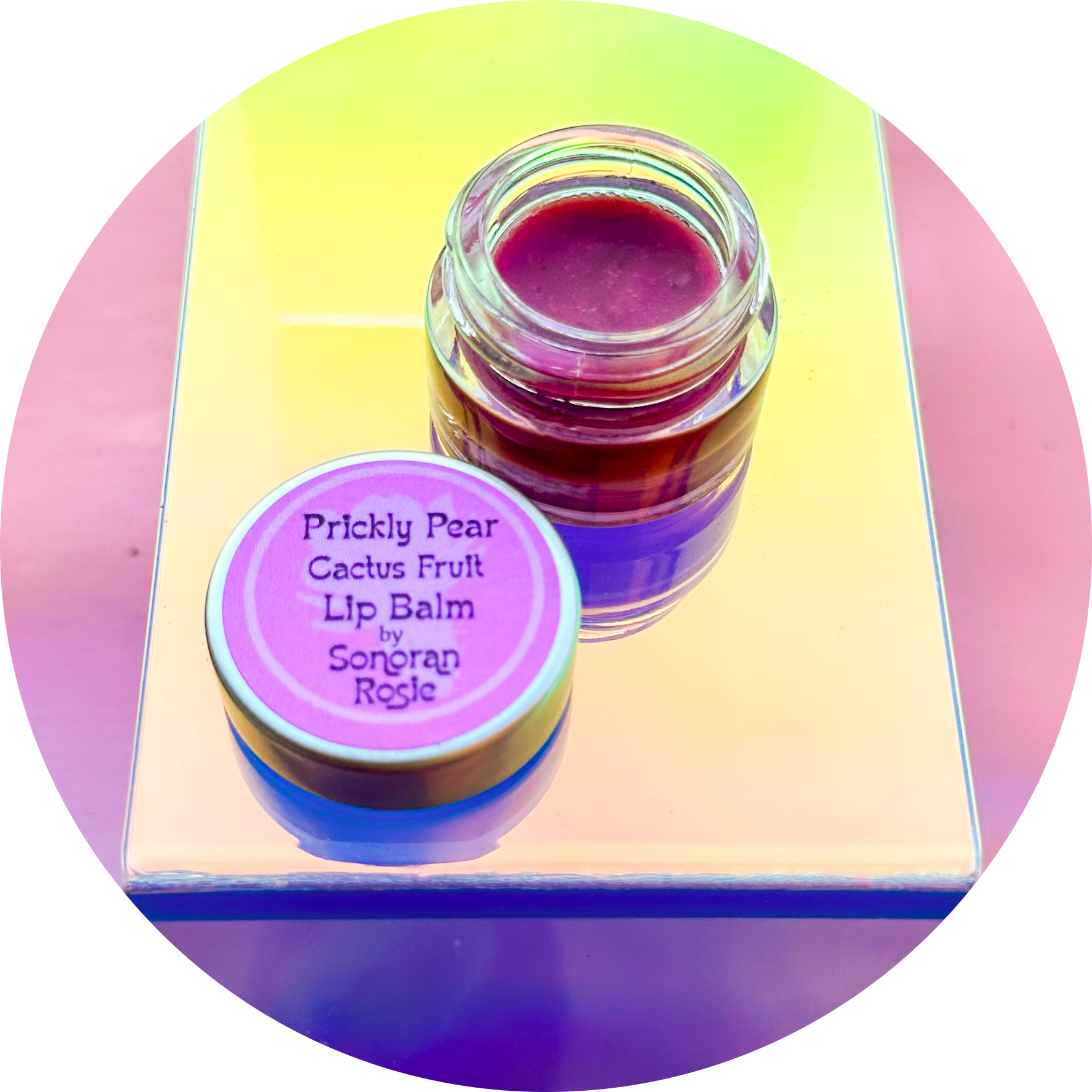yadah cactus lip tint balm Prickly Pear Cactus Fruit Lip Balm – Sonoran Rosie