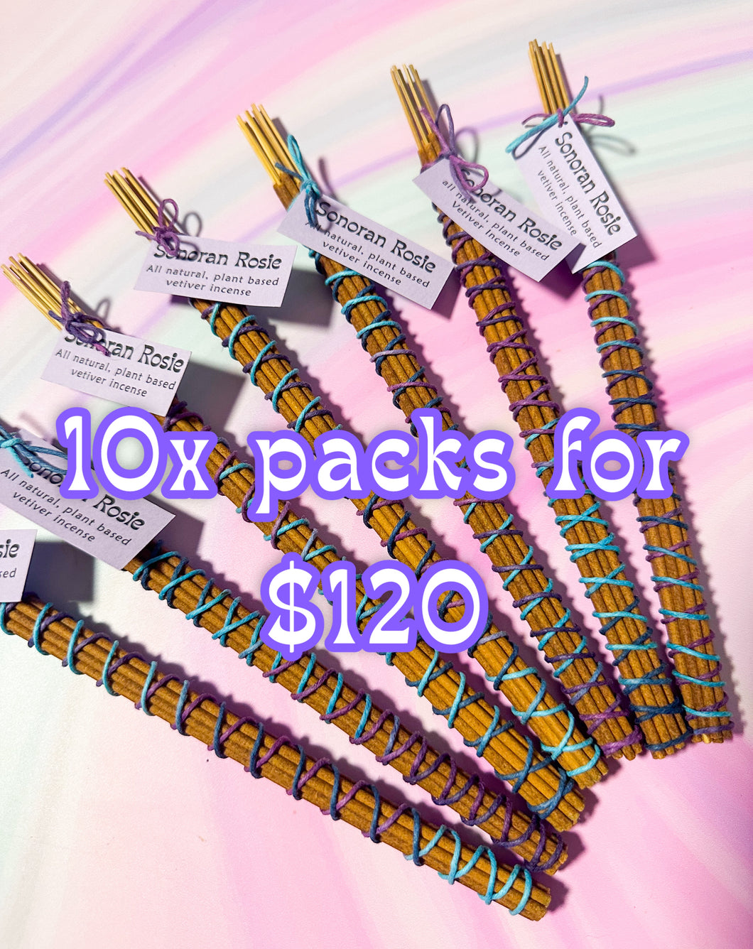 Bulk Natural Vetiver Incense