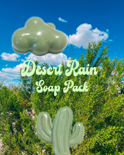 Load image into Gallery viewer, Desert Rain Soap - mini soap packs (creosote bush scented)

