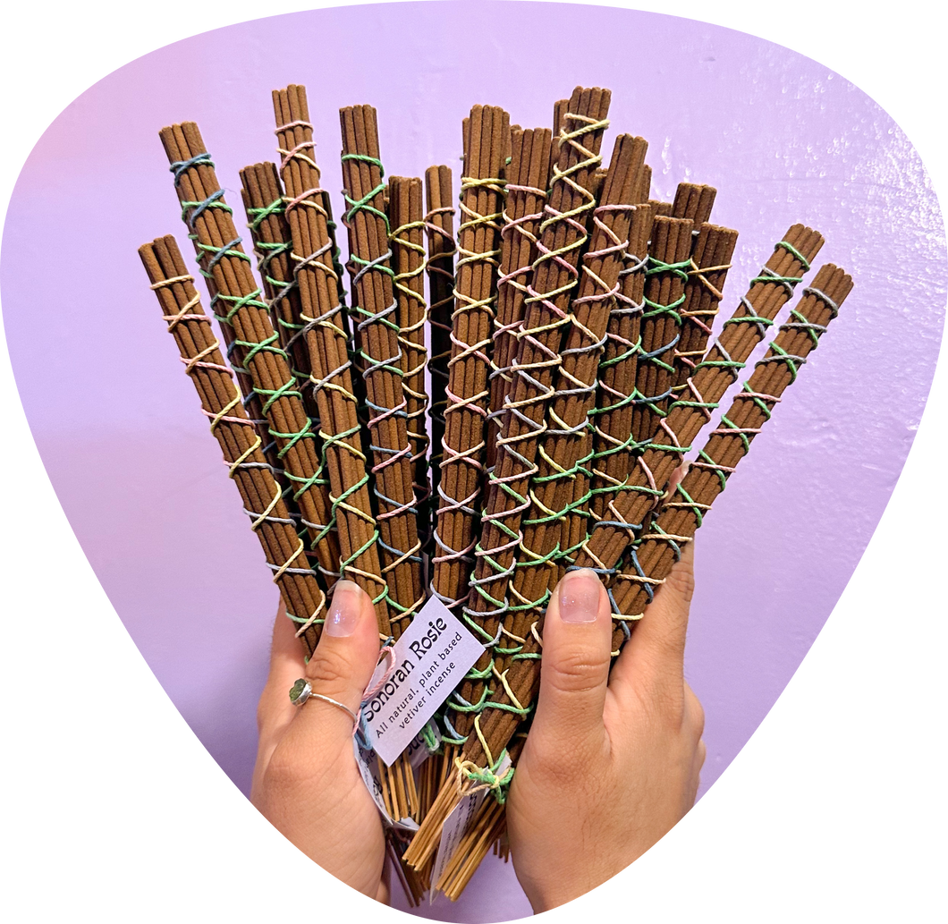 Natural Vetiver Essential Oil Incense Sticks