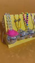 Load and play video in Gallery viewer, Beaded Disco Ball Hangings

